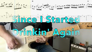 Transcription of Pete Anderson's solo from "Since I Started Drinkin' Again"