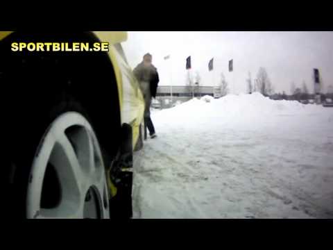 David Björk's Ford Escort WRC taking a little spin in Västerås