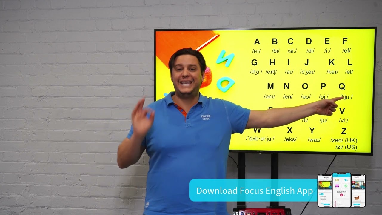 Speaking lesson  - Learn how to say the English Alphabet
