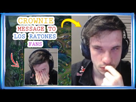 LR Crownie MESSAGE to Los Ratones FANS 👀