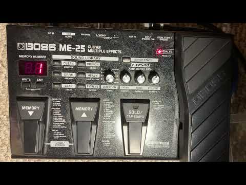 Boss ME-25 looper