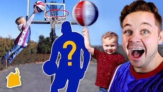 Crazy Basketball Dunk Contest! 🏀 (w/ Surprise Mystery Guests!)