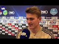 De Ligt: ''De volgende wedstrijd tegen PSV zal cruciaal worden''