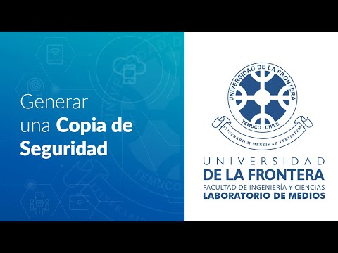 Generar una Copia de seguridad