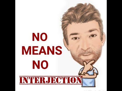 English Tutor Nick P Interjections (123) No Means No - Two Meanings