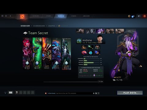 dota2mid Midone Void Spirit - Secret vs OG