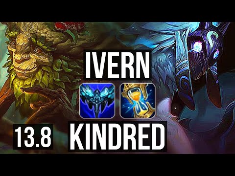 IVERN vs KINDRED (JNG) | Rank 1 Ivern, 2.0M mastery, 900+ games, 7/3/17 | KR Challenger | 13.8