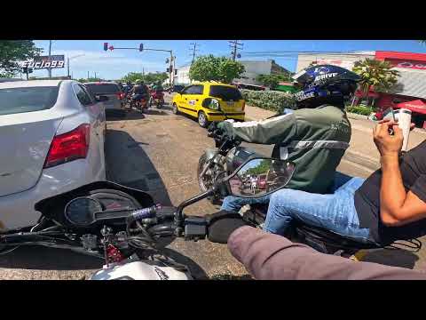 B. el amparo - Piedra de Bolívar. Cartagena en moto