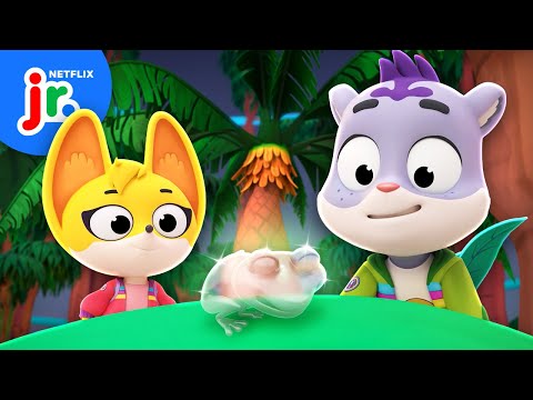 Chase for the Invisible Frog! 🔎🐸 The Creature Cases | Netflix Jr