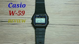 Casio W-59 review "The f-91 Pro"