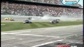 Danica Patrick first DNF of 2010 at Daytona - NASCAR Nationwide Series 2010 (Spanish)