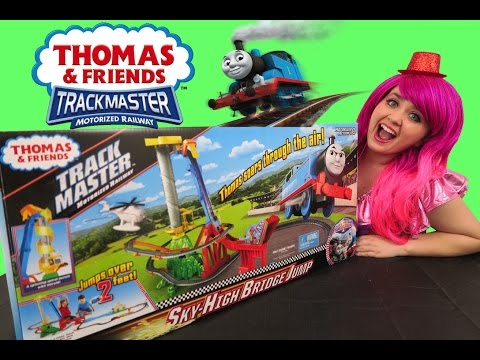 Thomas & Friends Sky High Bridge Jump | TOY REVIEW | KiMMi THE CLOWN Video