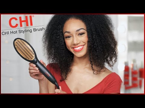 CHI Hot Styling Brush: A Faster Way to Straighten Your...