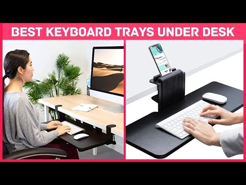 Best Keyboard Trays Under Desk💻Ergonomic Clamp on Keyboard Trays
