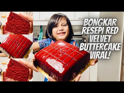 RESEPI RED VELVET BUTTERCAKE VIRAL! (MORE TIPS)