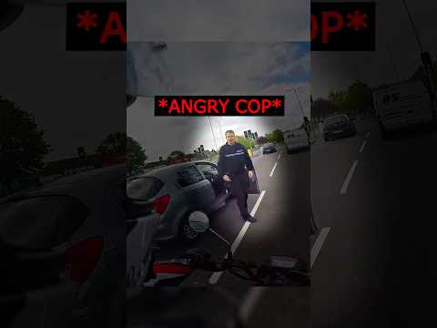 Biker Gets Stopped By Angry Cop