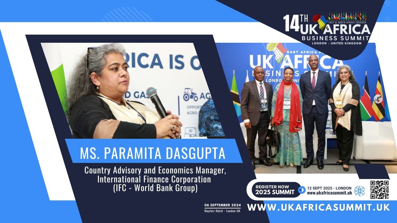 Paramita Dasgupta Highlights Investment Opportunities in East Africa at UK-Africa Summit 🌍💼