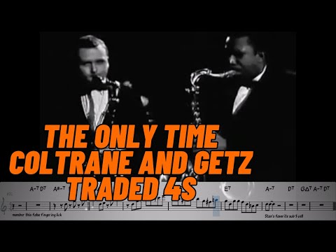 The Only Time Coltrane and Getz were on Stage Together