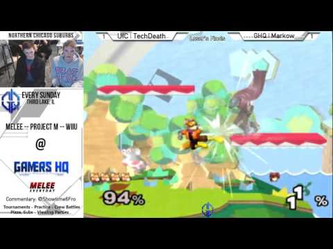 GHQ Weekly [1/3/16] - LF: GHQ | Markow (Fox) vs. UIC | TechDeath (Marth)