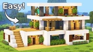 Minecraft: Ultimate Modern House Tutorial🏠