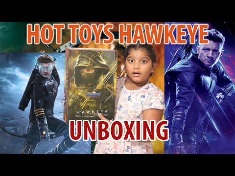 Unboxing Hawkeye Deluxe – Hot Toys One sixth Scale Endgame Ronin Included!