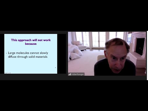 (20 Jan 2022) From Lab bench to Clinic Series :  Talk  by Prof. Robert Langer