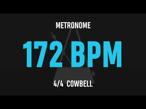 172 BPM 4/4 - Best Metronome (Cowbell)