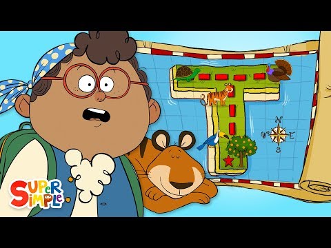 Alphabet Cartoon - A Terrific Adventure on "T" Island with the ABC Pirates