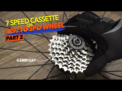 7 Speed Cassette On 8/9/10 Speed Hub Without Spacer