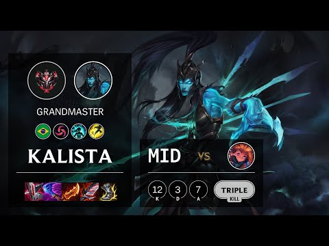 Kalista Mid vs Zoe - BR Grandmaster Patch 11.24b