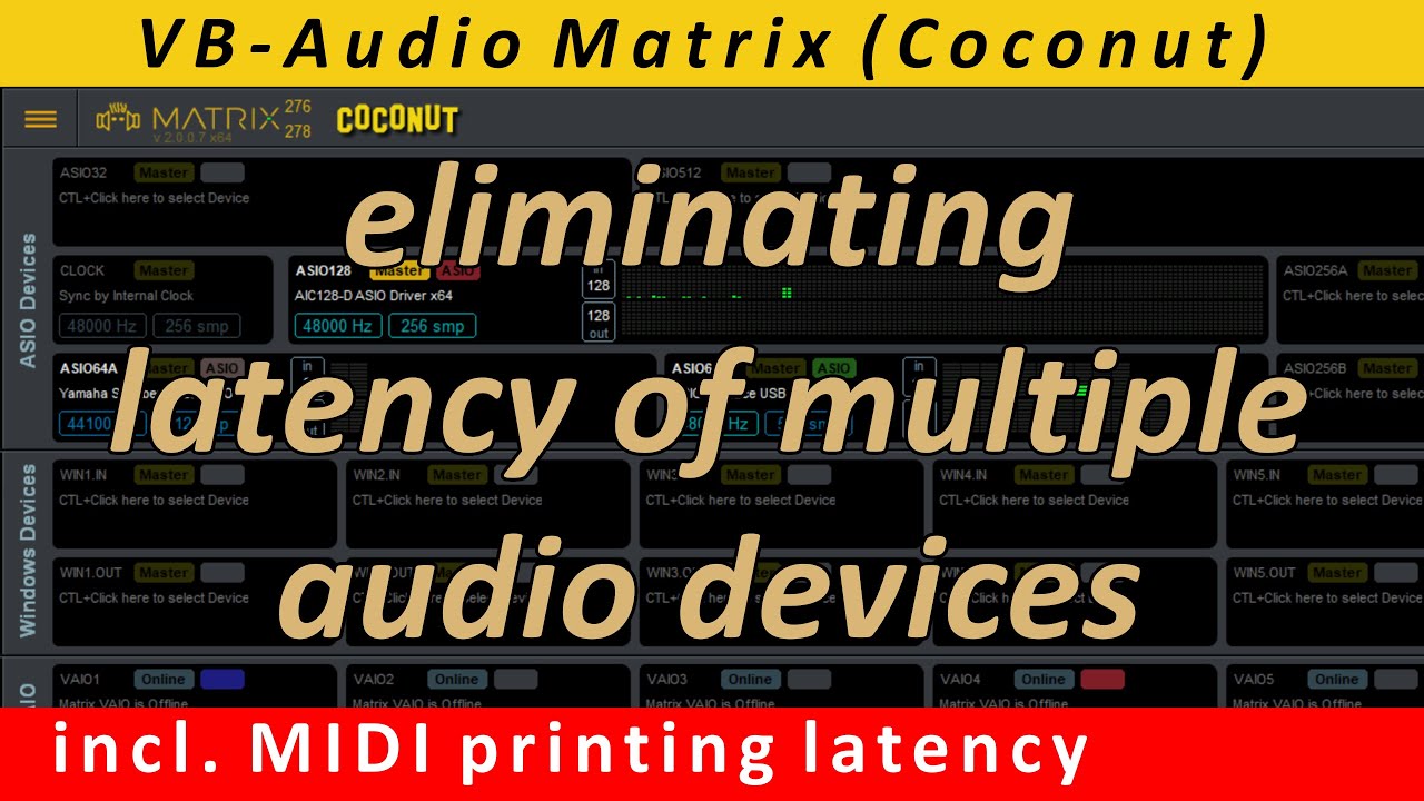 Vb Audio Matrix Routing How to get many ins and outs for Cubase? - Page 2 - Cubase - Steinberg ...