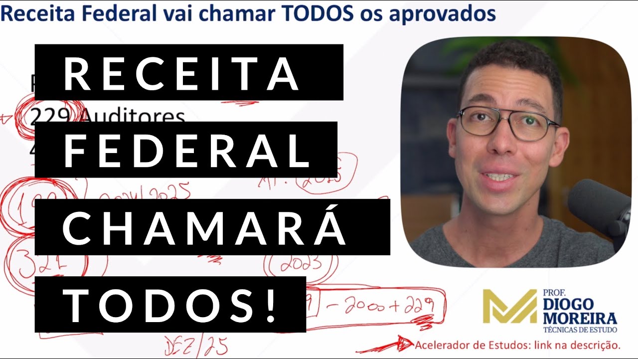 Concurso Receita Federal: todos os aprovados serão chamados! Entenda os impactos
