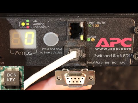 APC RACK PDU, DAŽOMAS, 1U, 16A, 208/230V, (8) C13 video