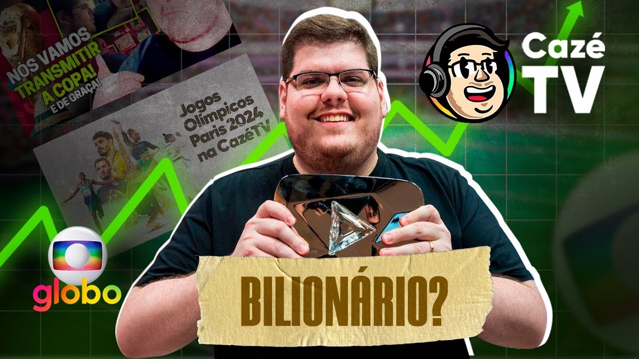 Casimiro Jájá Fica BILIONÁRIO? Entenda COMO a CazéTV SUPEROU a Globo! - A História da CazéTV
