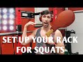 Set up your rack for Squats