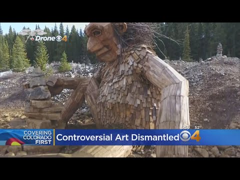 Troll On Breckenridge Trail Dismantled