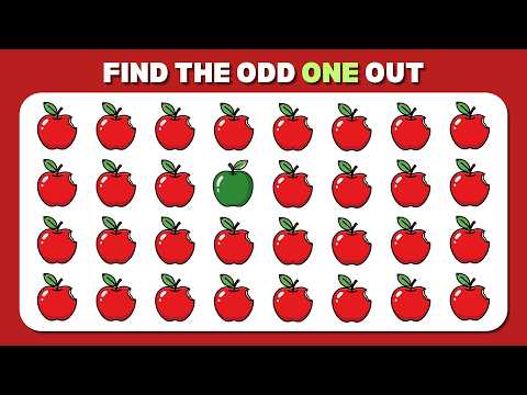 Find the ODD One Out - Fruit Galaxy Edition 🍎🌌🍇✨ | Easy, Medium, Hard - 40 Ultimate Levels