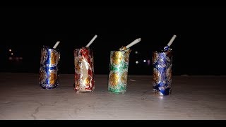 Diwali crackers ||India vs china flower pots||Testing crackers