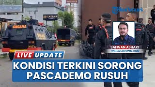 Pascabentrok, Aktivitas & Tempat Usaha di Sorong Kembali Normal, Warga Gotong Royong Bersihkan Jalan