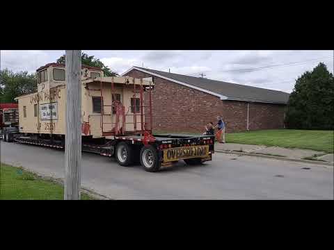 UP 25267 Placement at Pana Illinois Part 1 Close call on tipping over