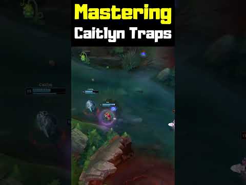 Mastering Caitlyn Traps - League of Legends #shorts