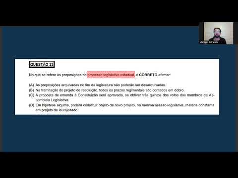 Resolução da Prova de 2013 da ALMG - Revisão e dicas - Aula 5