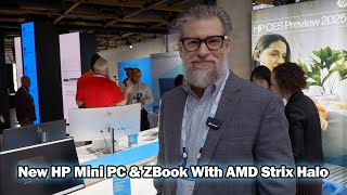 Video thumbnail for First Look: HP Mini Z2 G1a & ZBook Ultra 14 G1a With AMD Strix Halo @ CES 2025 by HotHardware