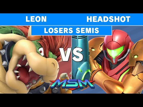 MSM Online 32 - SSG | Leon (Bowser) Vs. RR | PC | Headshot (Samus) Losers Semis - Smash Ultimate