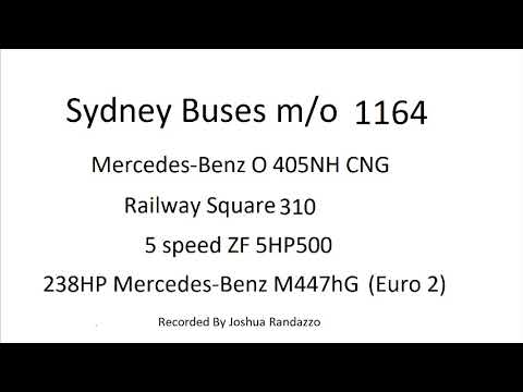 (Sound) Sydney Buses m/o 1164 - Mercedes-Benz O 405NH CNG (Nice ZF)