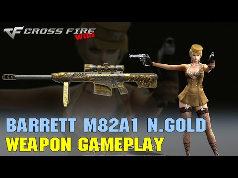 CrossFire - Barrett M82A1-Born Beast Noble Gold - Weapon Gameplay