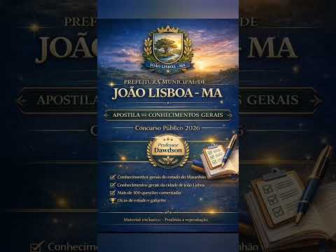 APOSTILA | CONCURSO DE JOÃO LISBOA-MA