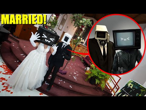 TV WOMAN AND CAMERAMAN GOT MARRIED IN REAL LIFE! (SKIBIDI MOVIE WEDDING RUINED)