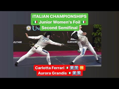 Italian Championships 2022 JWF - L4 - Carlotta Ferrari v Aurora Grandis