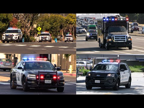 Police Cars Responding Compilation | Best of 2024.